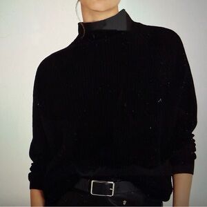 Club Monaco Black Turtleneck Sweater